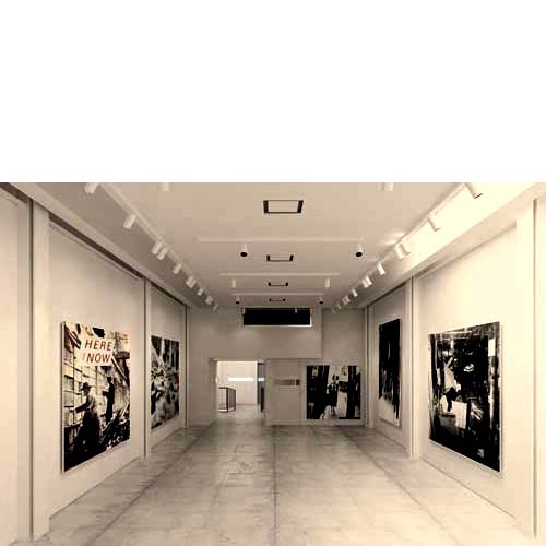 interior view, gallery and performance space